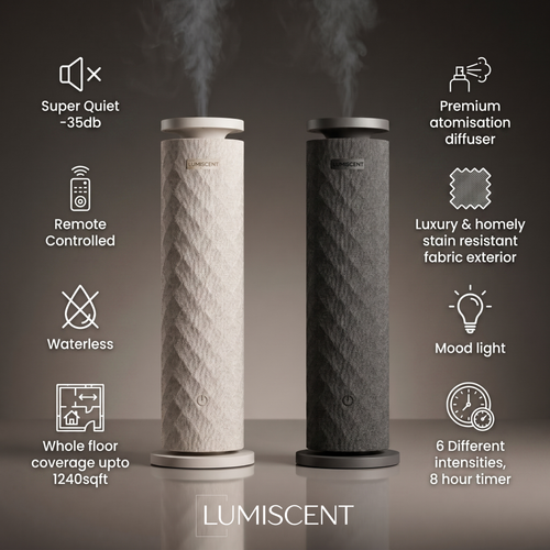 Lumiscent Halo Tower cold air diffuser