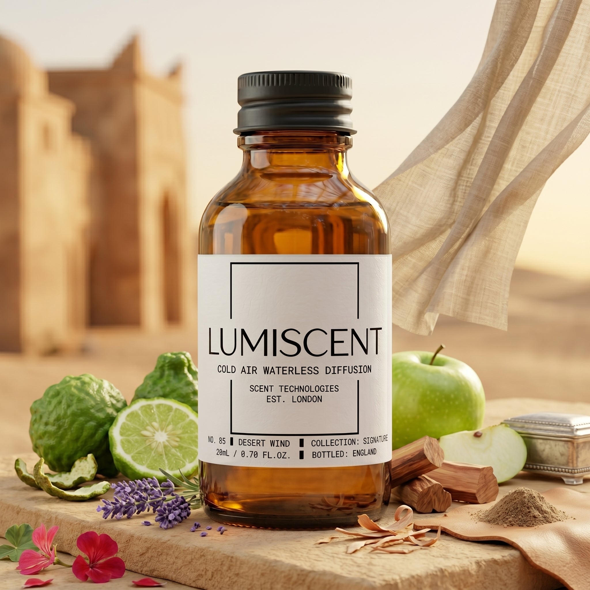 Lumiscent No. 85 Desert Wind fragrance oil bottle