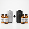 Double Halo Lite Hotel Bundle – two diffusers and four Hotel Collection oils