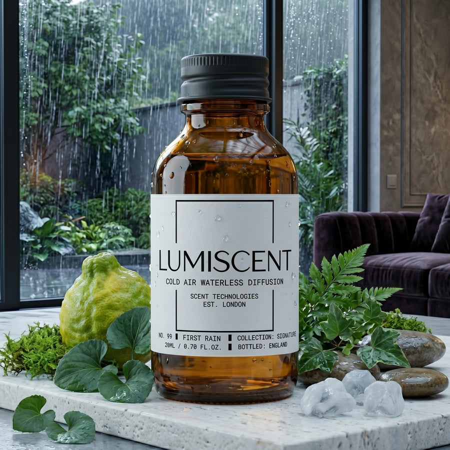 Lumiscent No. 99 First Rain fragrance oil bottle