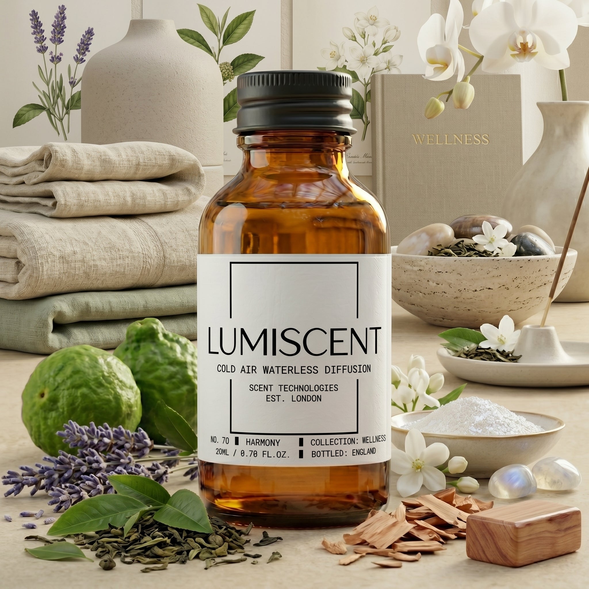 Lumiscent No. 70 Harmony fragrance oil bottle