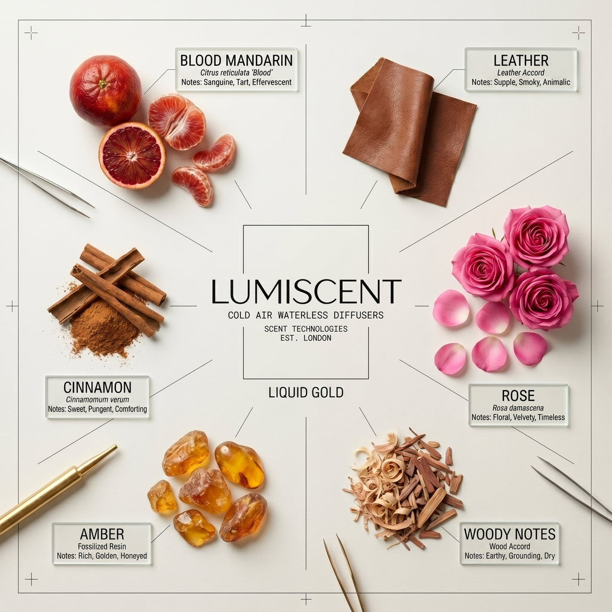 No. 31 Liquid Gold waterless diffuser oil by Lumiscent