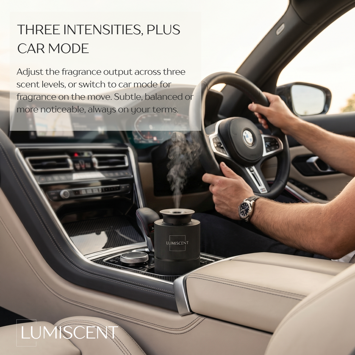 Lumiscent Halo Lite portable diffuser – in use