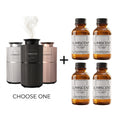 Lumiscent Lite diffuser with four Hotel Collection fragrance oils