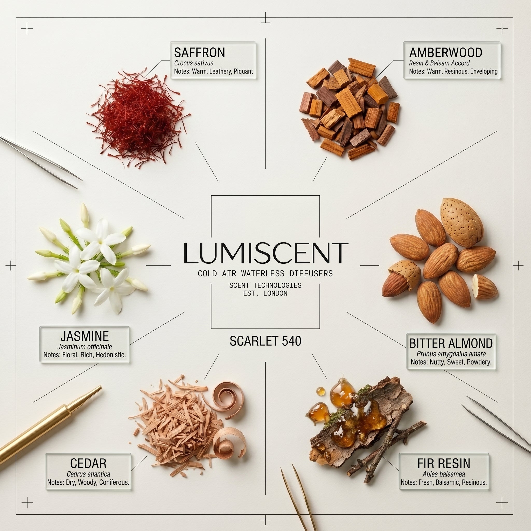 No. 54 Scarlet 540 waterless diffuser oil by Lumiscent