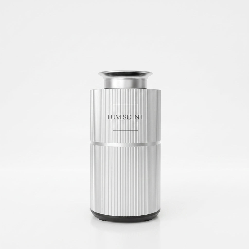 Lumiscent Halo Lite portable diffuser in silver
