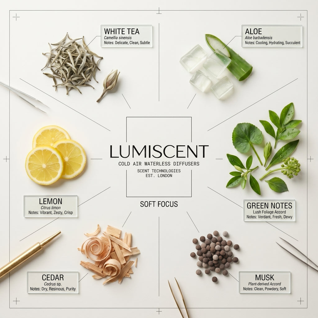 No. 18 Soft Focus waterless diffuser oil by Lumiscent