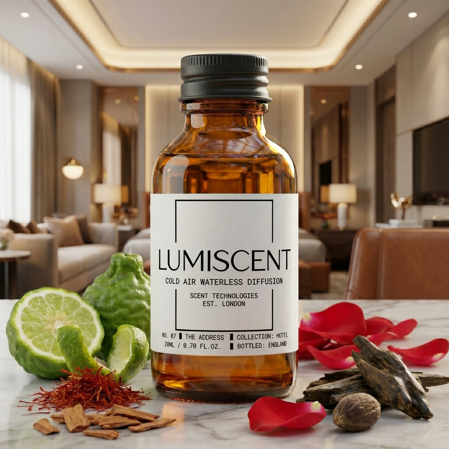 Lumiscent No. 07 The Address fragrance oil bottle