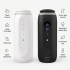 Lumiscent Glow in white and black with touch control, smart app control, waterless diffusion and other features