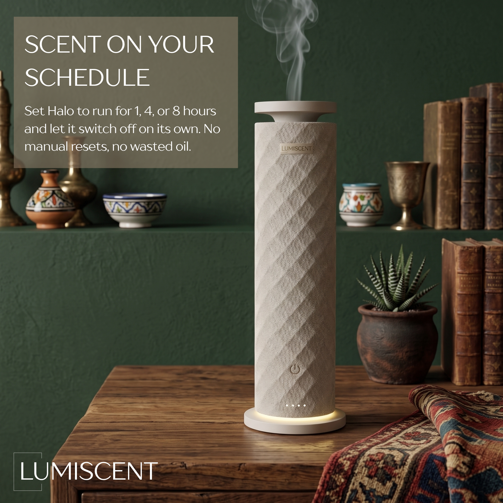 Lumiscent Halo Tower diffuser – detail view