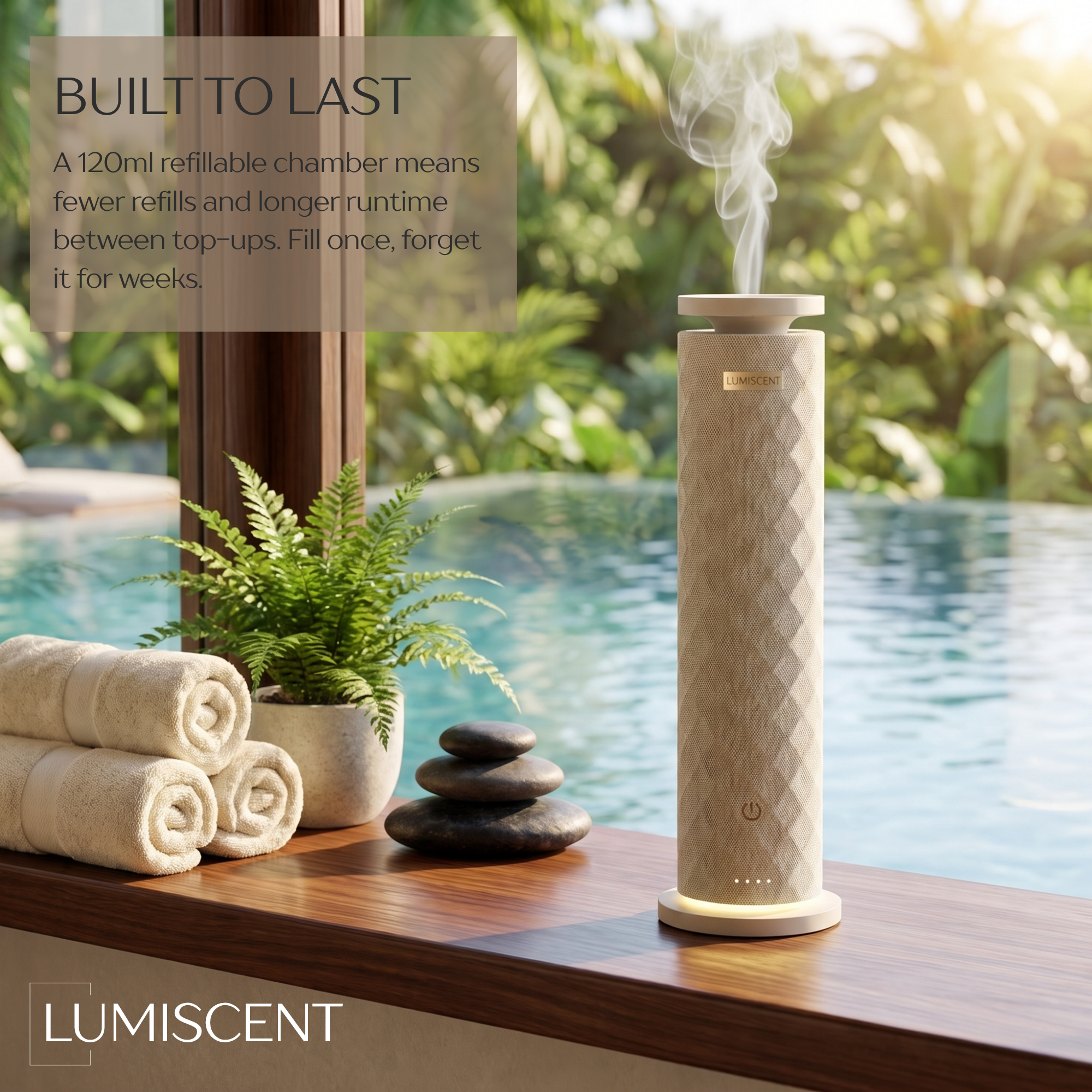 Lumiscent Halo Tower diffuser – features overview