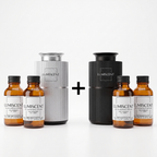 double halo lite hotel bundle with Eternal Suite, Grand Atrium, Quiet Reserve and Tropic Stillness, four 20ml oils