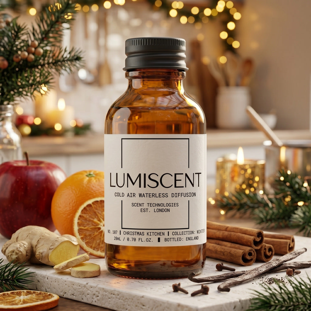 Lumiscent No. 107 Christmas Kitchen fragrance oil bottle